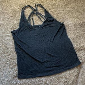 American-eagle Women's Grey and Black Vest